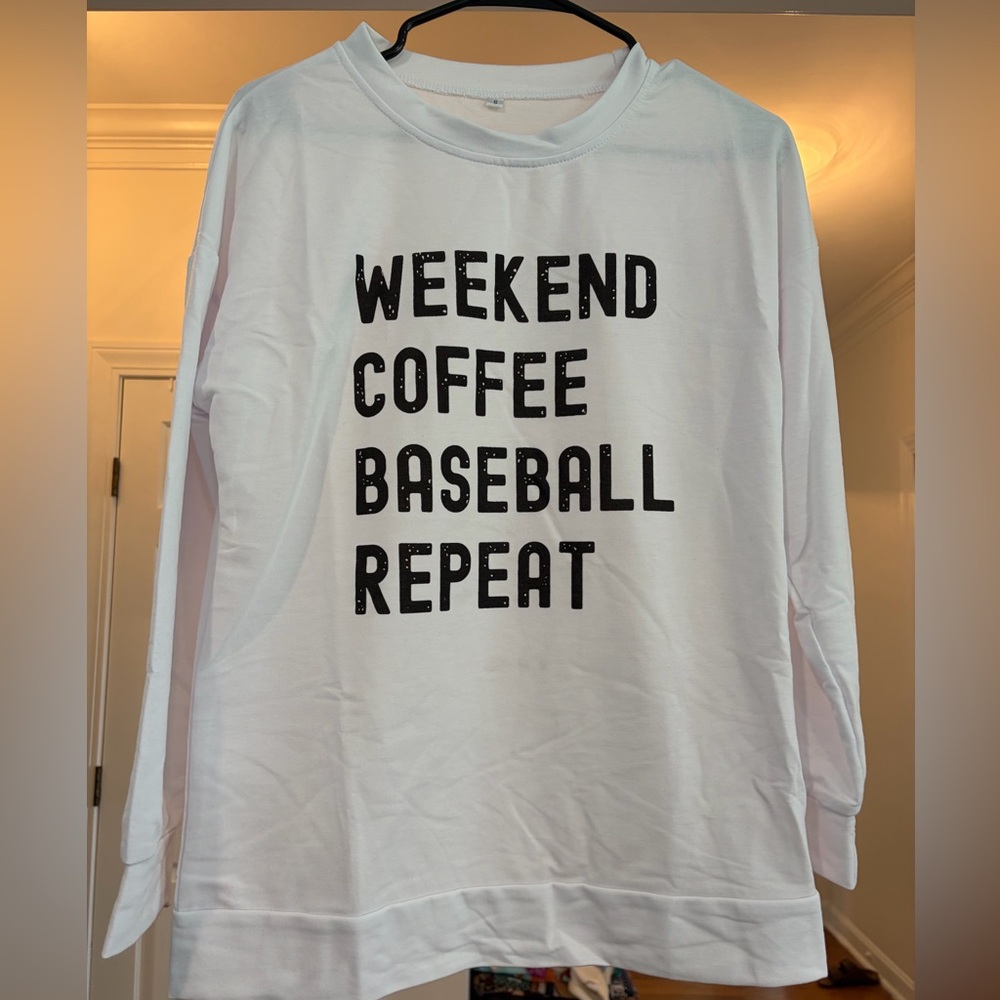 White Graphic Sweatshirt